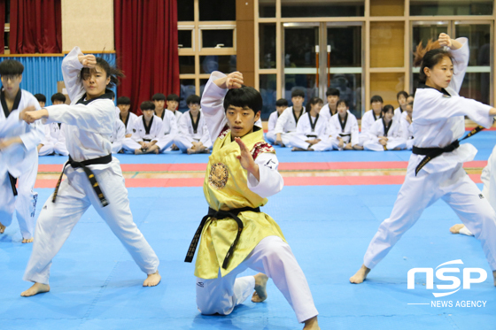 [NSP PHOTO]배상민 시범단, 태권도 세계 보급이 나의 꿈
