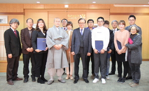 [NSP PHOTO]동국대 경주캠퍼스, 희망씨앗월드웨어 장학금 수여식 가져