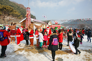 [NSP PHOTO]경북도, 2016 한국관광의 별봉화 산타마을선정