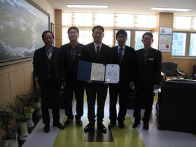 [NSP PHOTO]영덕교육지원청 김경년 주무관, 학교급식 국민아이디어 공모전우수상수상