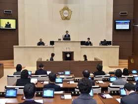 [NSP PHOTO]용인시의회,  내년도 기금 운영계획안 등  처리 등 212회  정례회 폐회