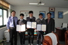 [NSP PHOTO]동해해경본부, 동해지역 모범학생 8명 장학금 전달