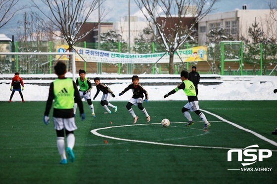 NSP통신-지난 1월 곡성군에서 열린 제1회 국회의장배 전국초등학교 8인제 클럽 축구대회. (곡성군)