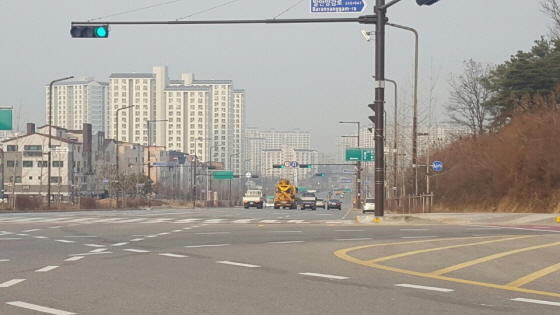 [NSP PHOTO]화성 향남2지구, 신호체계 개선 통행속도 빨라져