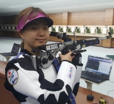 [NSP PHOTO]울진군청 사격팀 편아해 선수 공기소총 10m 국가대표 발탁