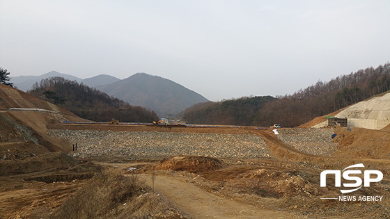 NSP통신-농업기반정비사업(상주 화남지구 저수지 신설공사)