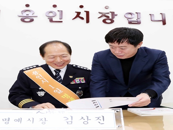 [NSP PHOTO]김상진 용인 동부서장, 시정과 경찰 업무 긴밀한 협력 제안