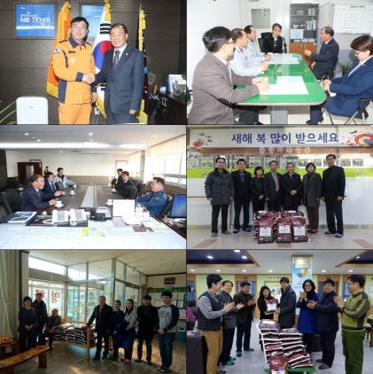 [NSP PHOTO]화성시의회, 설맞아 복지시설·유관기관 방문