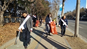 [NSP PHOTO]대구 달서구, 성서산단 환경 정비 대청소 실시