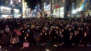 [NSP PHOTO]2월 첫 주말 열린 제13차 대구 시국 촛불 집회