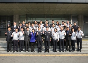 [NSP PHOTO]김양제 경기남부경찰청장, 안양동안서 방문