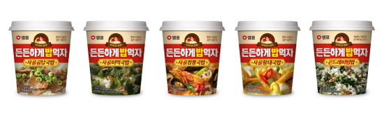 NSP통신-컵밥 5종 (샘표 제공)