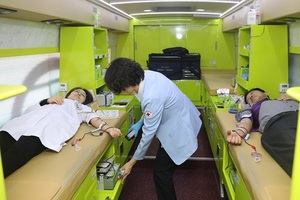 [NSP PHOTO]순천향대천안병원, 사랑 나눔 교직원 헌혈행사 개최