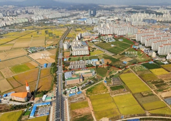[NSP PHOTO]수원시 망포지구, 도시개발구역 지정 기반시설 확충