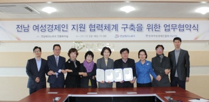 [NSP PHOTO]전남테크노파크, 한국여성경제인협회 전남지회와 협력체계 구축