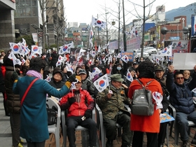 [NSP PHOTO]대구서 열린 제13차 탄핵 반대 전국 보수 연합 총궐기 대회