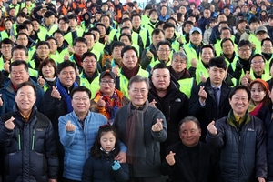 [NSP PHOTO]문재인, 대전 제17회 시민과 아침동행 행사 참석