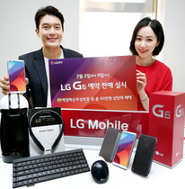 [NSP PHOTO]LG G6, 예약 판매 하루 평균 1만대…4일만에 4만대 넘어