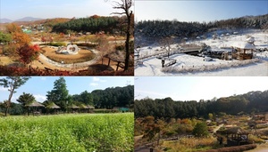 [NSP PHOTO][가볼까]  용인 농촌테마파크-체험농장-둘레길 용담호수 힐링 관광명소 부각