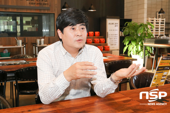 NSP통신-이혜주 외식중학교 본사 대표 및 음식점병원 원장이 성공전략 노하우를 설명하고 있다. (조현철 기자)