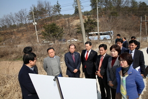 [NSP PHOTO]대구시의회, 대구 민‧군공항 통합이전 예비이전후보지 방문