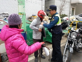 [NSP PHOTO]목포경찰서, 어르신 교통사고 예방 활동