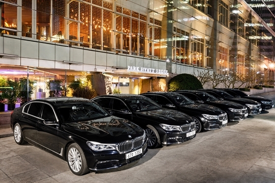NSP통신-파크 하얏트 서울에 공급된 BMW 뉴 7시리즈 (BMW 코리아)