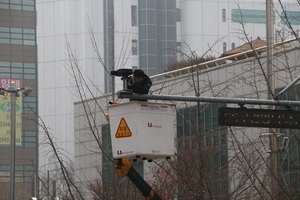 [NSP PHOTO]과천시, 불법 주정차 단속 위해 고성능 CCTV 교체