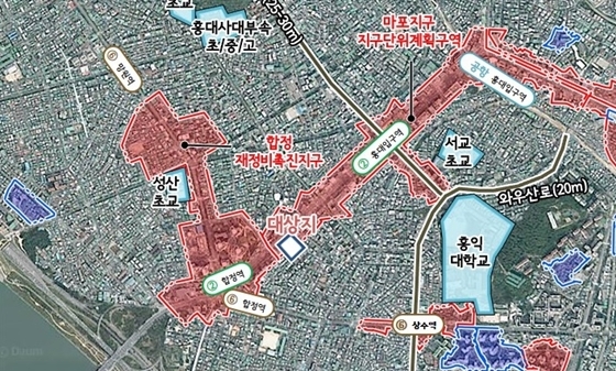 NSP통신-마포구 서교동 역세권 청년주택 위치도 (서울시)