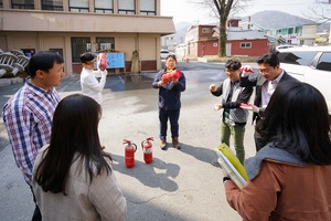 [NSP PHOTO]순천시, 시민의 안전보장 위해 화재 대응 훈련 실시