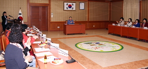 [NSP PHOTO]함평군, 나비축제 자원봉사단체장 간담회 개최