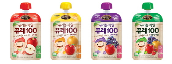 NSP통신-아기밀 유기농 과일 퓨레100 (일동후디스 제공)