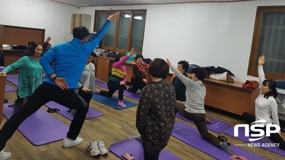 NSP통신-담양군 대덕면 밴드체조 교실. (담양군)