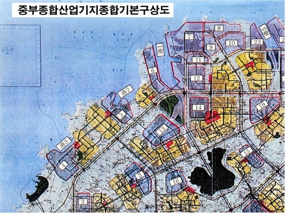 NSP통신-중부종합산업기지 기본구상도 (국민의당 충남도당)