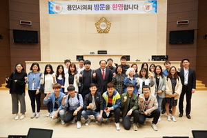 [NSP PHOTO]김운봉 용인시의원, 강남대 中 유학생 대상 특강