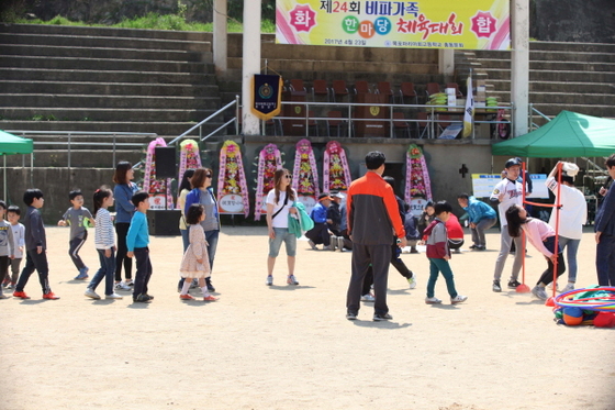 NSP통신-목포마리아회고등학교 체육대회 가족경기 (목포마리아회고 총동문회)