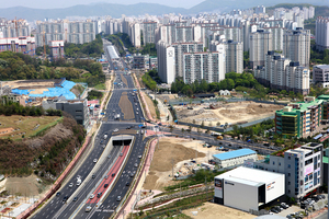 [NSP PHOTO]용인시, 상현지하차도 착공 9년 만에 완공