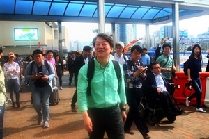 [NSP PHOTO][19대 대선] 안철수, 동대구역 방문 걸어서 국민 속으로 도보 유세 벌여