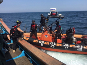 [NSP PHOTO]포항해경, 불시 긴급상황 대응 훈련 실시