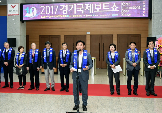 NSP통신-개막식에서 김동근 경기도행정2부지사가 인사말을 하고 있다. (경기도)