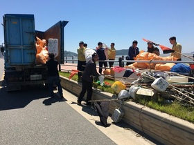 [NSP PHOTO]군산시, 바다의 날 행사 대비 대청결활동