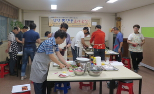 [NSP PHOTO]경산시, 집밥 男선생 요리교실 진행