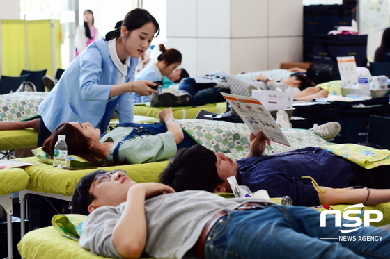 NSP통신-지난해 제 18회 헌혈 축제 모습. (사진=대구보건대학교)