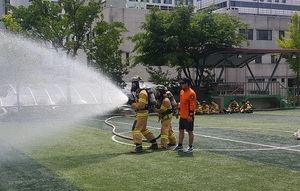 [NSP PHOTO]안산소방서, 상반기 의무소방대 교육훈련 실시