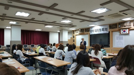 [NSP PHOTO]지역사회 명문 용인고 2학년 대의원 회의 열려