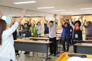 [NSP PHOTO]광주 동구, 치매예방프로그램 두근두근 뇌운동교실 운영