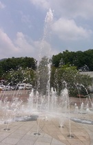 [NSP PHOTO]군포시청 분수대 시원한 물줄기