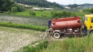 [NSP PHOTO]진안군 진안읍, 폭염·가뭄 극복 온힘