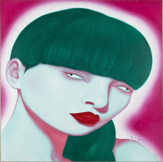 NSP통신-중국 현대미술의 대표 작가인 펑정지에의 여자(2006년 작품)