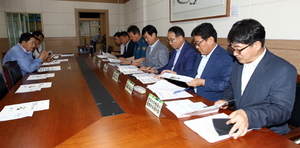 [NSP PHOTO]함평군, 기관단체장 가뭄대책회의 개최